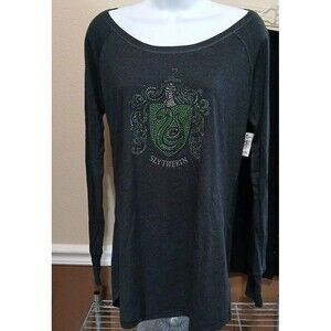 Universal Studios Harry Potter Slytherin Embellished Lightweight T-Shirt MED NWT
